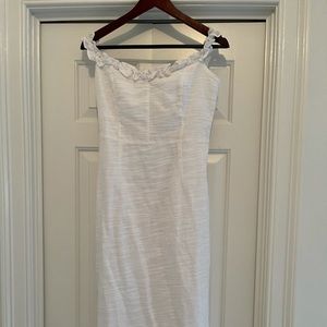 White off the shoulder dress